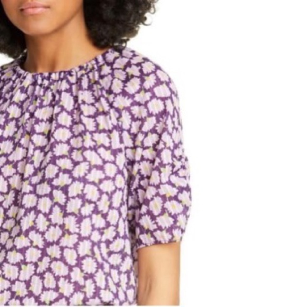 new Kate Spade ♤ Tie Back Top ♤ Pansy Sunny Bloom - Picture 13 of 16